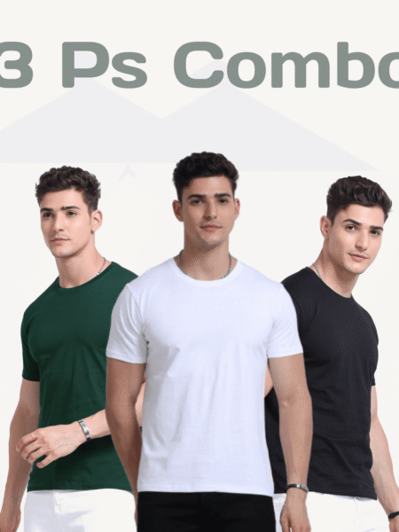 Regular Fit T-Shirt Soft 3 Ps Combo